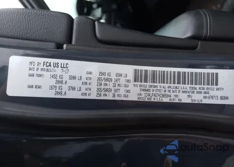 2017 Jeep Grand Cherokee Laredo из США, поврежденный, VIN 1C4RJFAG7HC885844